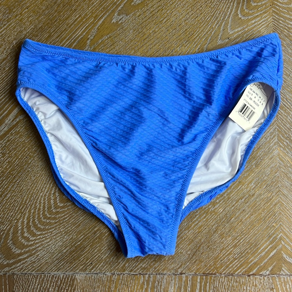 PROFILE BY GOTTEX Peacock Blue Swim Bottoms 10